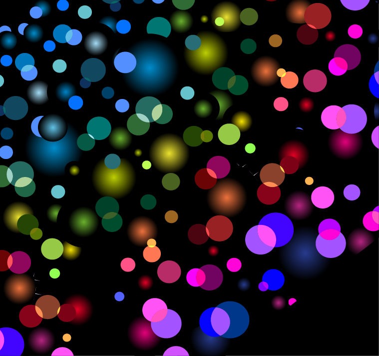 Abstract Background with Blurred Defocused Lights Vector Graphic