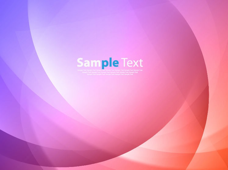 Colorful Smooth Wave Vector Background