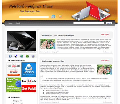 Free Wordpress Theme - WP-Notebook
