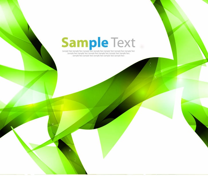 Abstract Green Background Vector Illustration