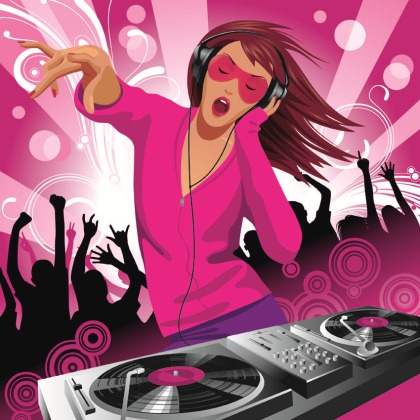 Free Vector Musical Theme of the Trend of Illustration 5