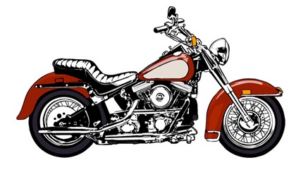 Cool Trend Motorcycle vector