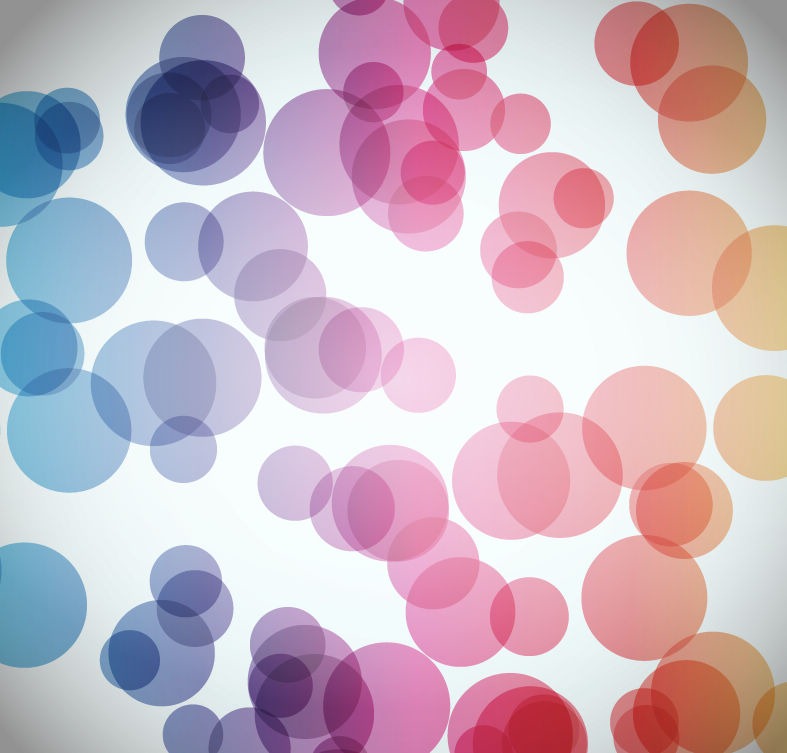 Abstract Circular Background Vector Graphic