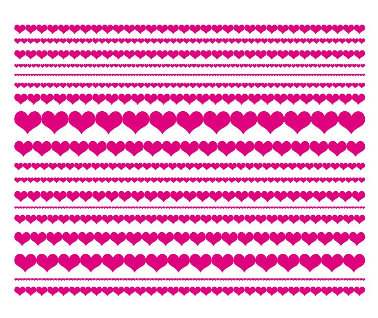 Love Heart Lines Vector Illustration