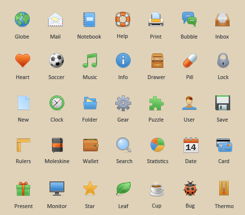 35 Toolbar Icons
