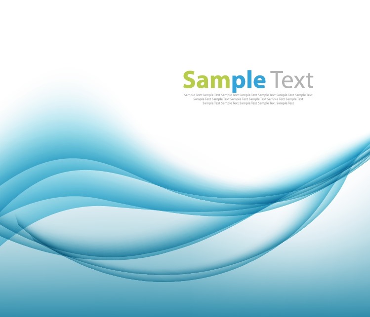 Abstract Waves Blue Background Vector