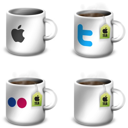 Free Apple Mug Icons and Extras