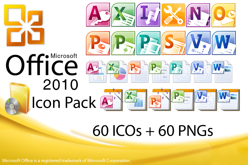 Microsoft Office 2010 Icon Pack