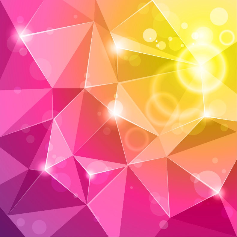 Vector Crystal Abstract Background