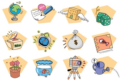 12 Free Vector Style Icons