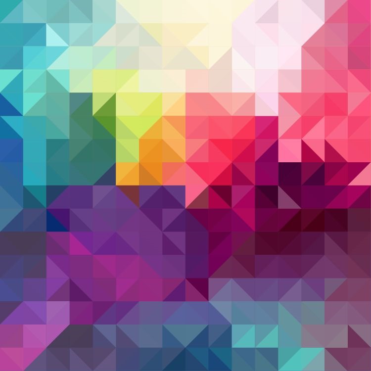Abstract Background with Colorful Triangles Vector Illustration