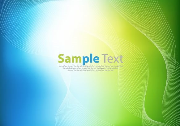 Green and Blue Design Abstract Background Vector Illustration