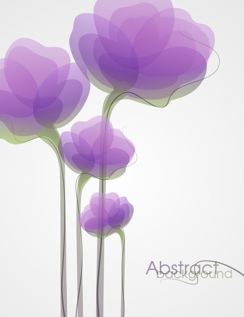 Abstract Flower Background