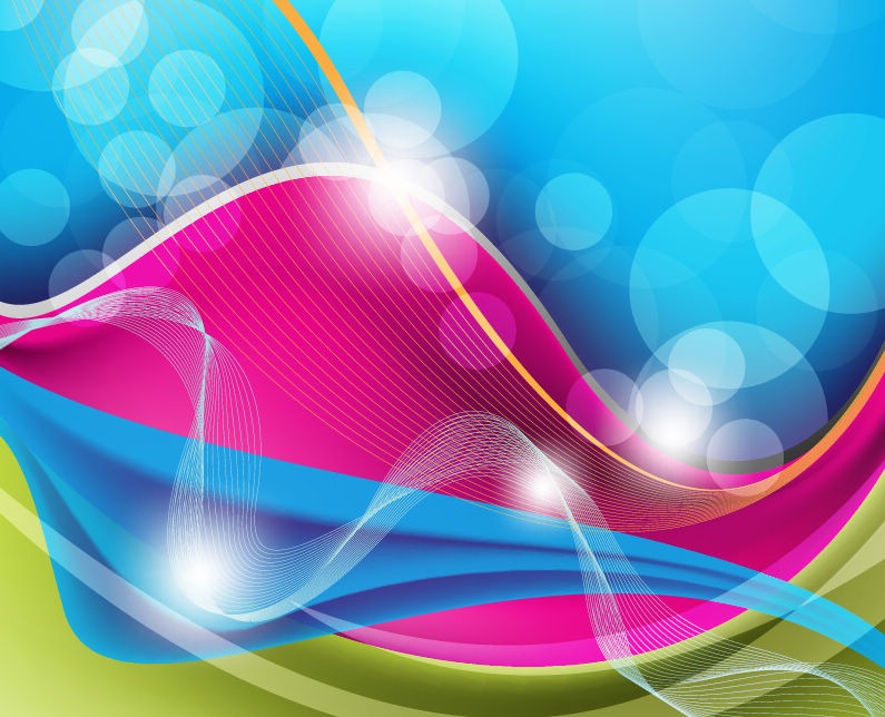 Abstract Waves Vector Background