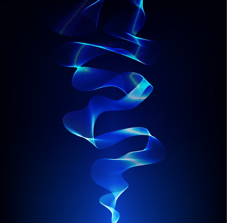Abstract Smoke Blue Vector Background
