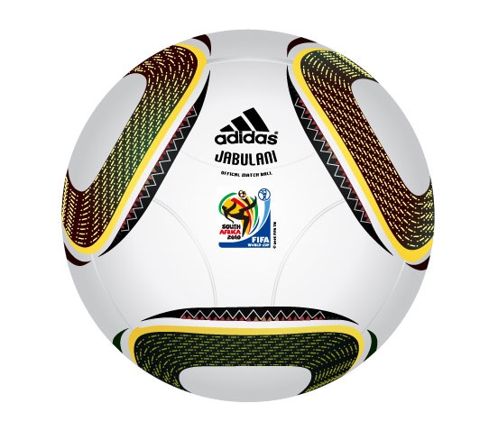 2010 FIFA World Cup South Africa Official Ball &ldquo;JABULANI&rdquo; Vector