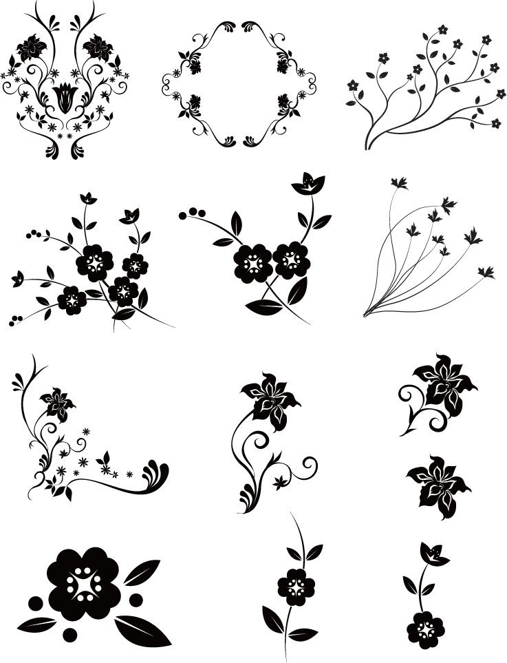 Vector Floral Pack 2