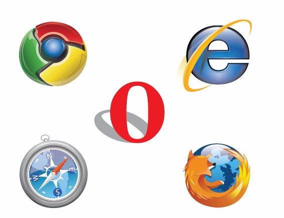 Free IE Chrome Firefox Safari Opera Logo Vector