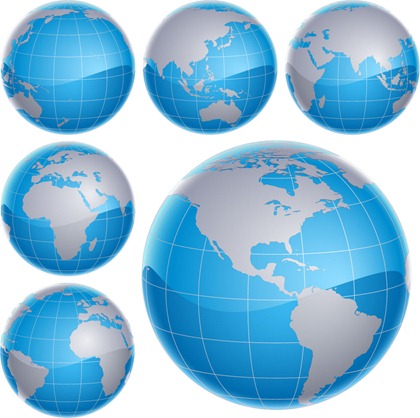 Free 3D Vector Globes