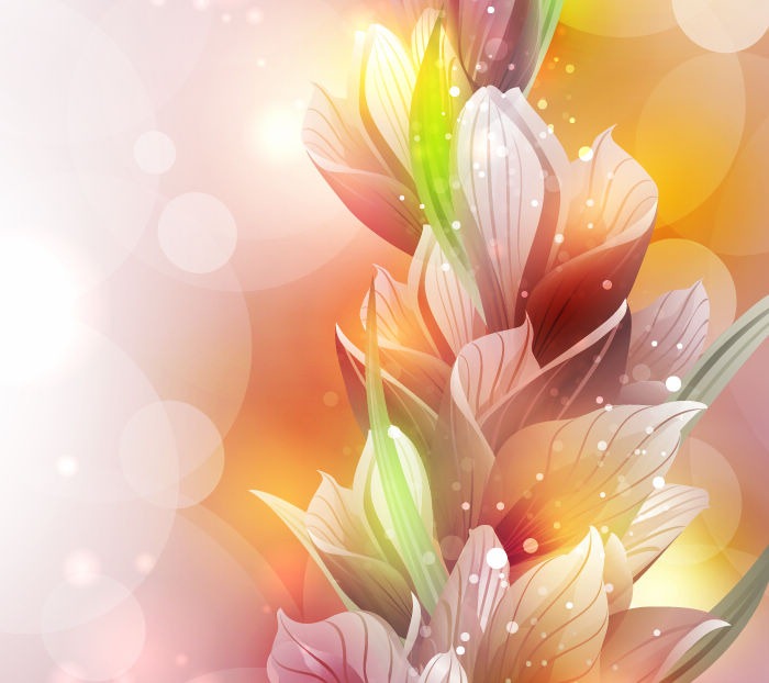 Spring Lily Flower Vector