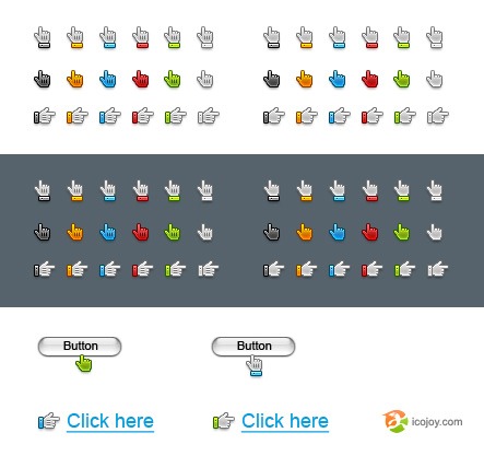 Free Hand Pointer Icons