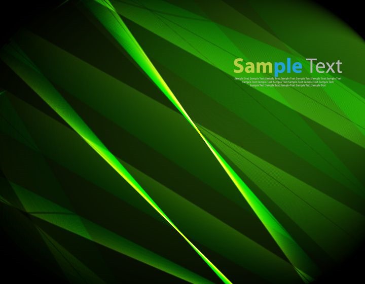Abstract Green Artistic Background Vector Illustration