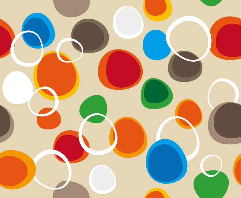 Bubbles Vector Abstract Seamless Background