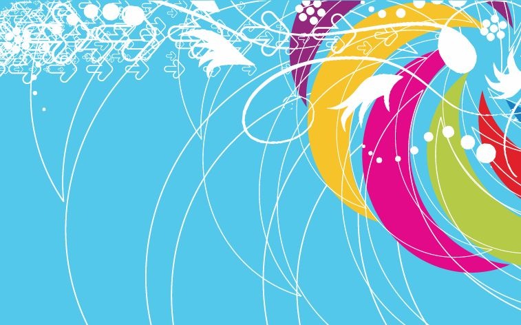 Abstract Colored Background Vector Illustration