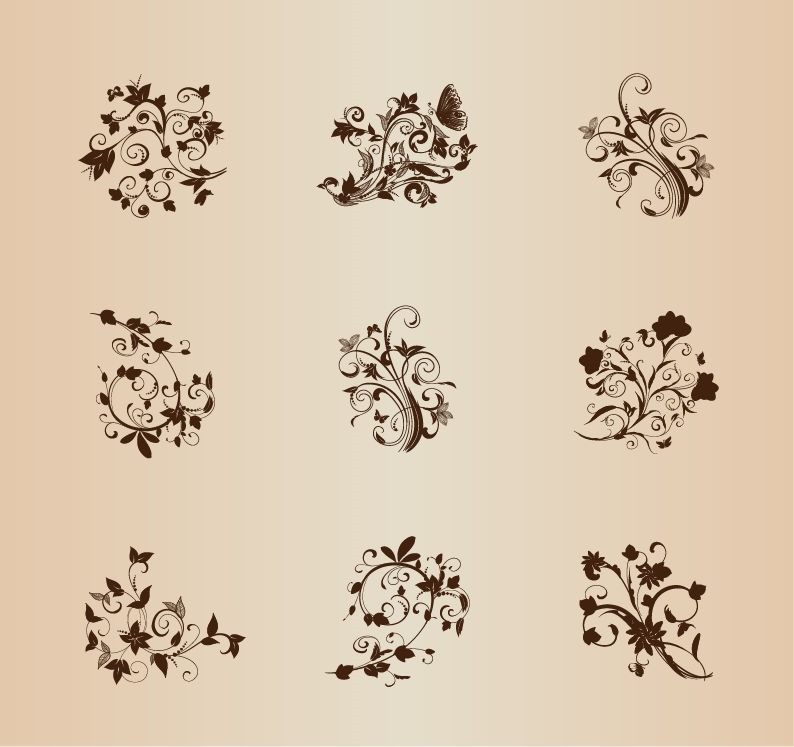 Collection of Design Ornamental Elements