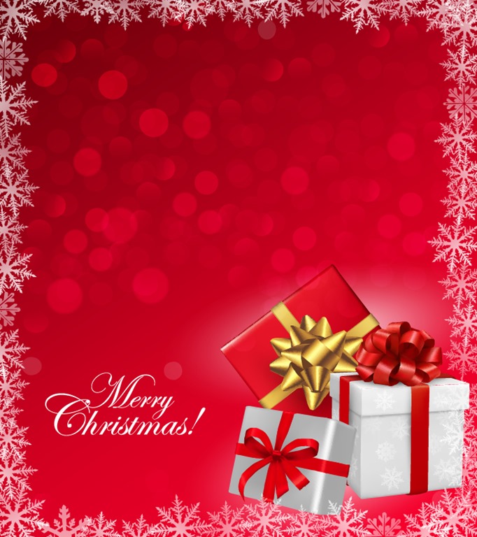 Christmas Background Vector Graphic