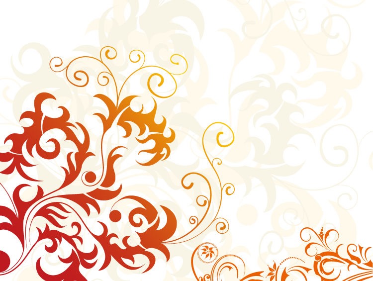 Floral Artistic Background Vector Graphic
