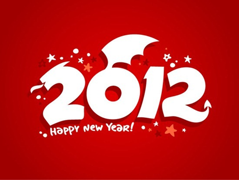 2012 New Year Vector Collection