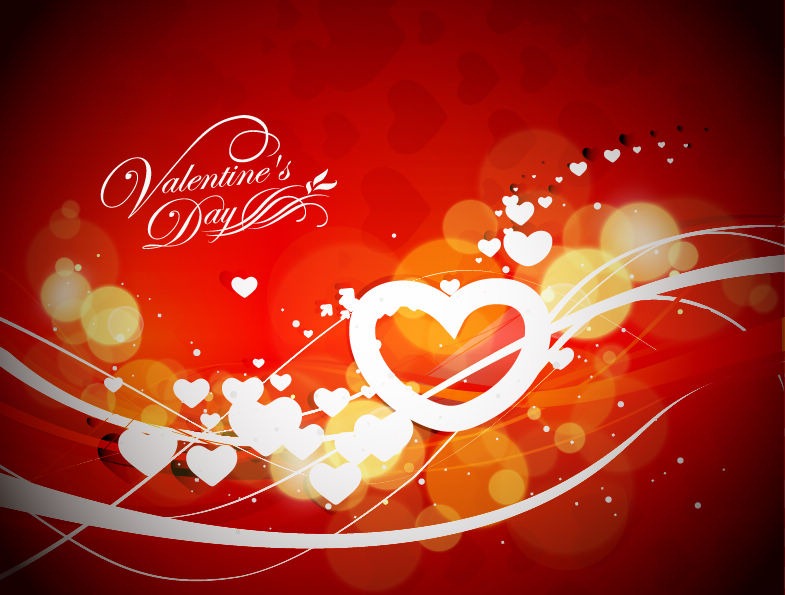 Abstract Valentine's Day Vector Graphic