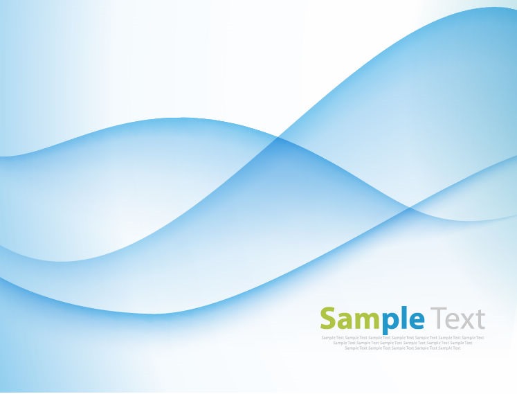 Blue Wave Background Vector Graphic