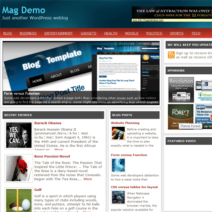 WP-New-Mag - Free WordPress Theme
