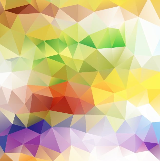 Abstract Colorful Triangle Background Vector Illustration