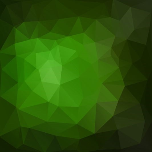 Green Low Poly Abstract Background Vector Illustration