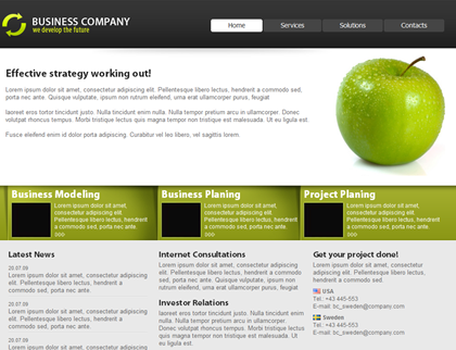 Free CSS Web Template - Corporate 2