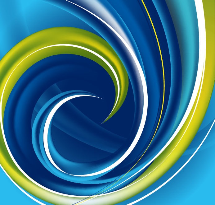 Hi-Tech Swirl Abstract Background Vector Graphic