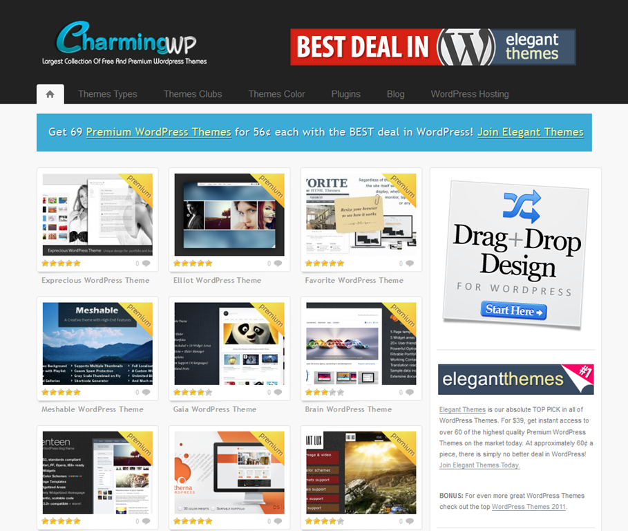 CharmingWP - High Quality Free and Premium Wordpress Themes