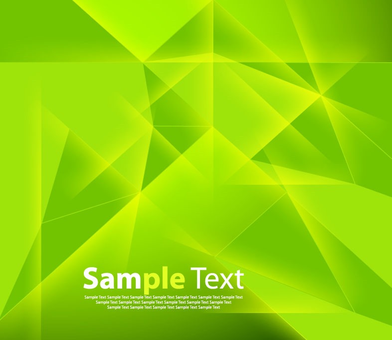 Abstract Green Polygonal Background Vector Illustration