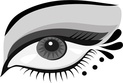 Hand-painted Eyes Vector