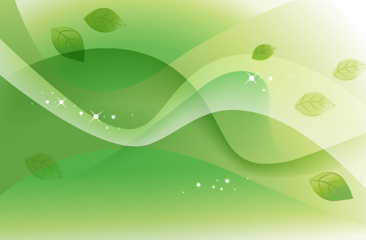 Abstract Spring Green Vector Background