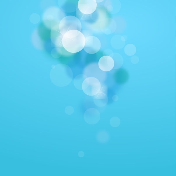 Abstract Blue Bokeh Background Vector Graphic Art