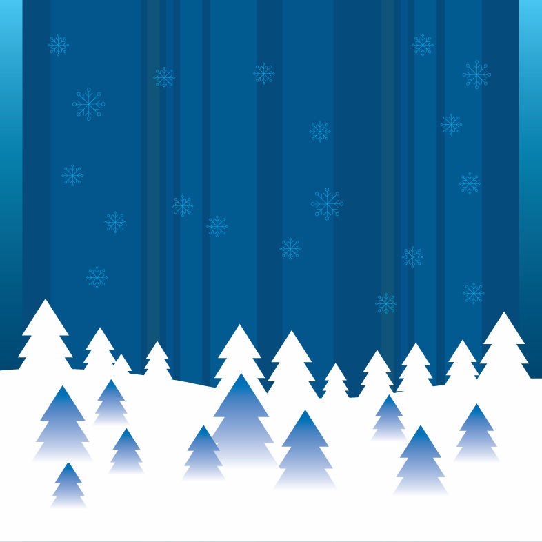 Vector Abstract Winter Background