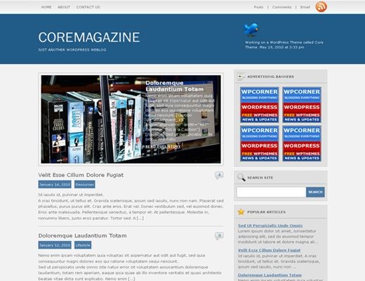 Free WordPress Theme - Core Magazine