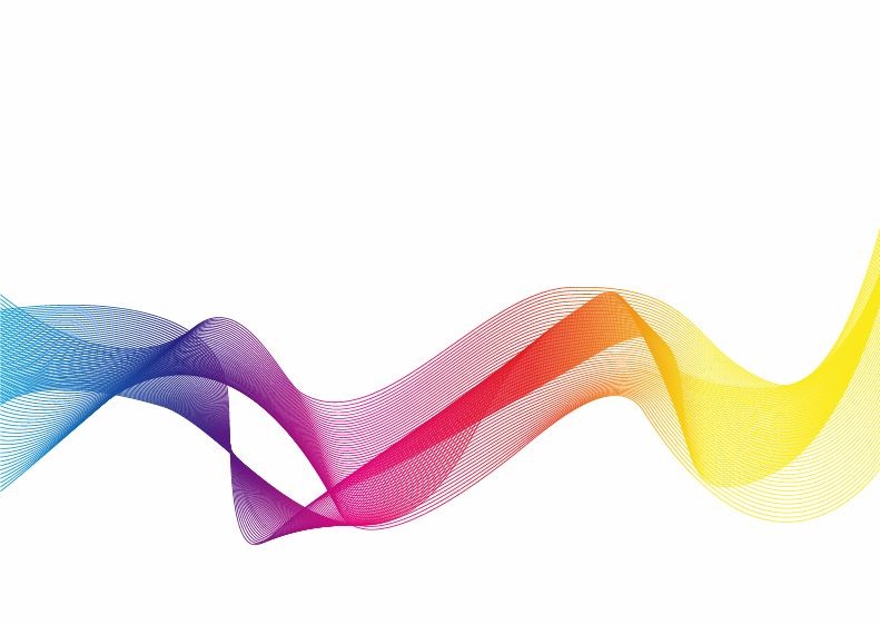 Abstract Colorful Curve Vector Illustration