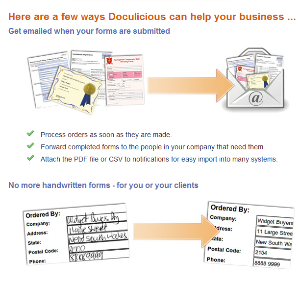 Doculicious - Easily Create Embeddable Web Forms that Generate PDF Documents