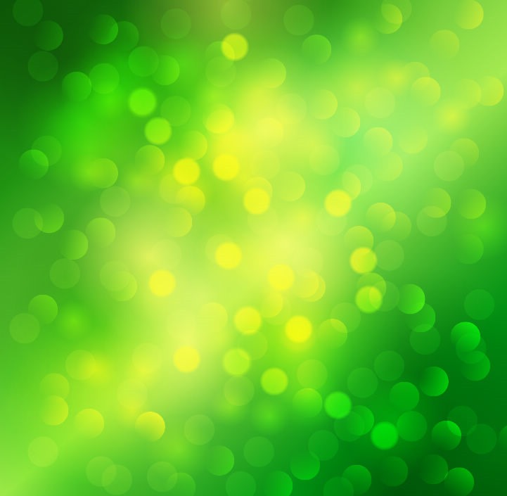 Green Bokeh Abstract Light Background Vector