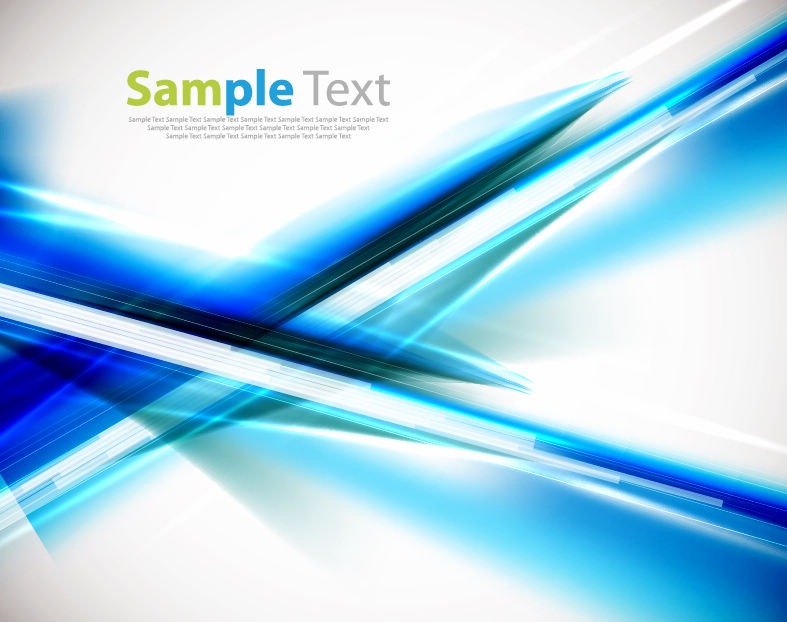 Abstract Vector Blue Business Background